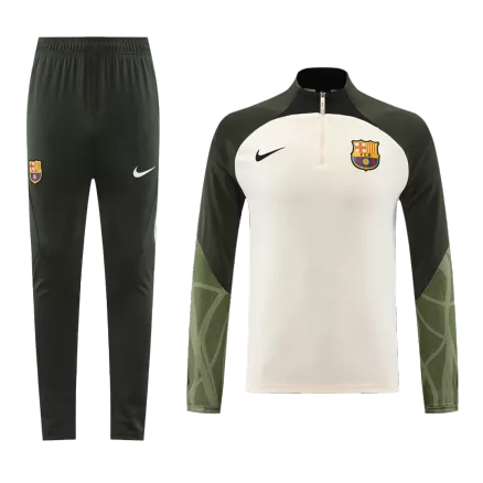 Conjunto Entrenamiento Barcelona 2023/24 Hombre (Chándal de Media Cremallera + Pantalón) - camisetasfutbol