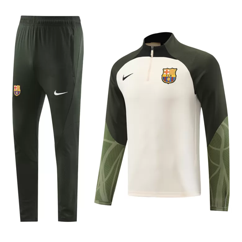 Conjunto Entrenamiento Barcelona 2023/24 Hombre (Chándal de Media Cremallera + Pantalón) - camisetasfutbol