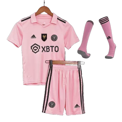 Miniconjunto Completo MESSI #10 Inter Miami CF 2023 Primera Equipación Local Niño (Camiseta + Pantalón Corto + Calcetines) - camisetasfutbol