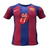 Camiseta Auténtica Barcelona x Rolling Stones 2023/24 Hombre - Versión Jugador - camisetasfutbol