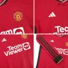 Miniconjunto Manchester United 2023/24 Primera Equipación Manga Larga Local Niño (Camiseta + Pantalón Corto) - camisetasfutbol