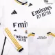 Miniconjunto Real Madrid 2023/24 Primera Equipación Manga Larga Local Niño (Camiseta + Pantalón Corto) - camisetasfutbol