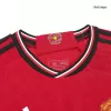 Miniconjunto Manchester United 2023/24 Primera Equipación Manga Larga Local Niño (Camiseta + Pantalón Corto) - camisetasfutbol