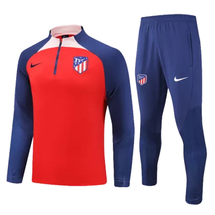 Conjunto Entrenamiento Atlético de Madrid 2023/24 Hombre (Chándal de Media Cremallera + Pantalón) - camisetasfutbol