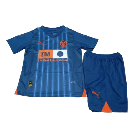 Miniconjunto Valencia 2023/24 Segunda Equipación Visitante Niño (Camiseta + Pantalón Corto) - camisetasfutbol