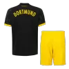 Miniconjunto Borussia Dortmund 2023/24 Segunda Equipación Visitante Niño (Camiseta + Pantalón Corto) - camisetasfutbol