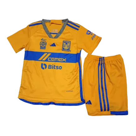 Miniconjunto Tigres UANL 2023/24 Primera Equipación Local Niño (Camiseta + Pantalón Corto) - camisetasfutbol