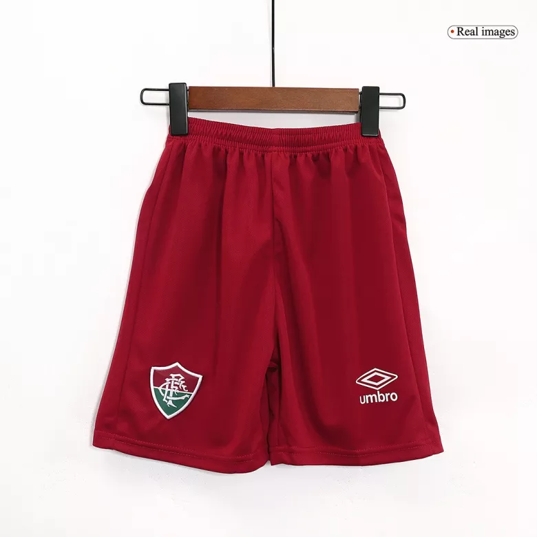 Miniconjunto Fluminense FC 2023/24 Segunda Equipación Visitante Niño (Camiseta + Pantalón Corto) - camisetasfutbol