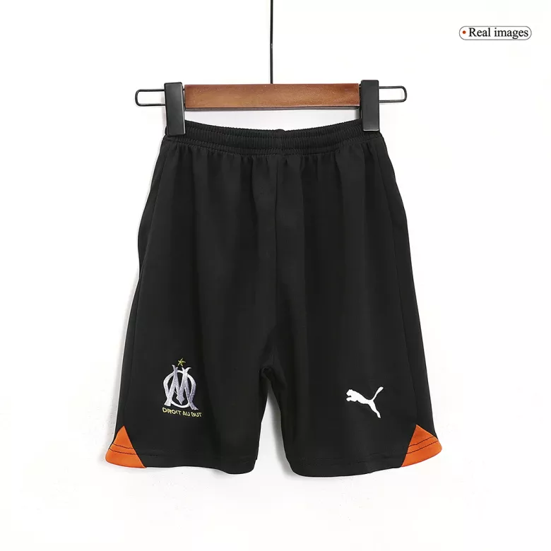 Miniconjunto Marseille 2023/24 Tercera Equipación Niño (Camiseta + Pantalón Corto) - camisetasfutbol