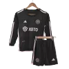 Miniconjunto Inter Miami CF 2023/24 Segunda Equipación Visitante Manga Larga Niño (Camiseta + Pantalón Corto) - camisetasfutbol