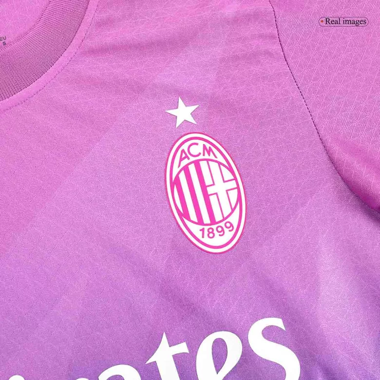 Camiseta Auténtica AC Milan 2023/24 Tercera Equipación Hombre - Versión Jugador - camisetasfutbol