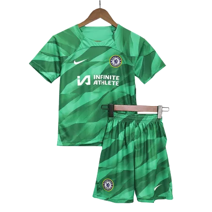 Miniconjunto Chelsea 2023/24 Portero Niño (Camiseta + Pantalón Corto) - camisetasfutbol