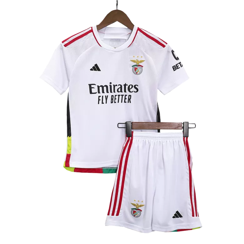 Miniconjunto Benfica 2023/24 Tercera Equipación Niño (Camiseta + Pantalón Corto) - camisetasfutbol