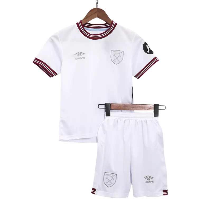 Miniconjunto West Ham United 2023/24 Segunda Equipación Visitante Niño ( Camiseta + Pantalón Corto)