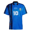 Conjunto #10 Argentina 1994 Segunda Equipación Visitante Hombre (Camiseta + Pantalón Corto) - camisetasfutbol