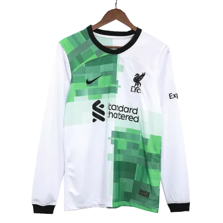 Camiseta Manga Larga Liverpool 2023/24 Segunda Equipación Visitante Hombre - Versión Hincha - camisetasfutbol