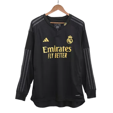 Camiseta Manga Larga Real Madrid 2023/24 Tercera Equipación Hombre - Versión Hincha - camisetasfutbol