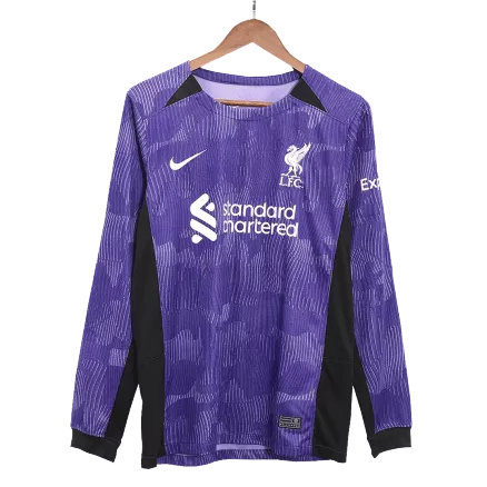 Camiseta Manga Larga Liverpool 2023/24 Tercera Equipación Hombre - Versión Hincha - camisetasfutbol