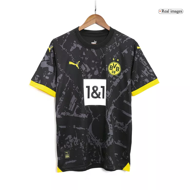 Camiseta Borussia Dortmund 2023/24 Segunda Equipación Visitante Hombre - Versión Hincha - camisetasfutbol