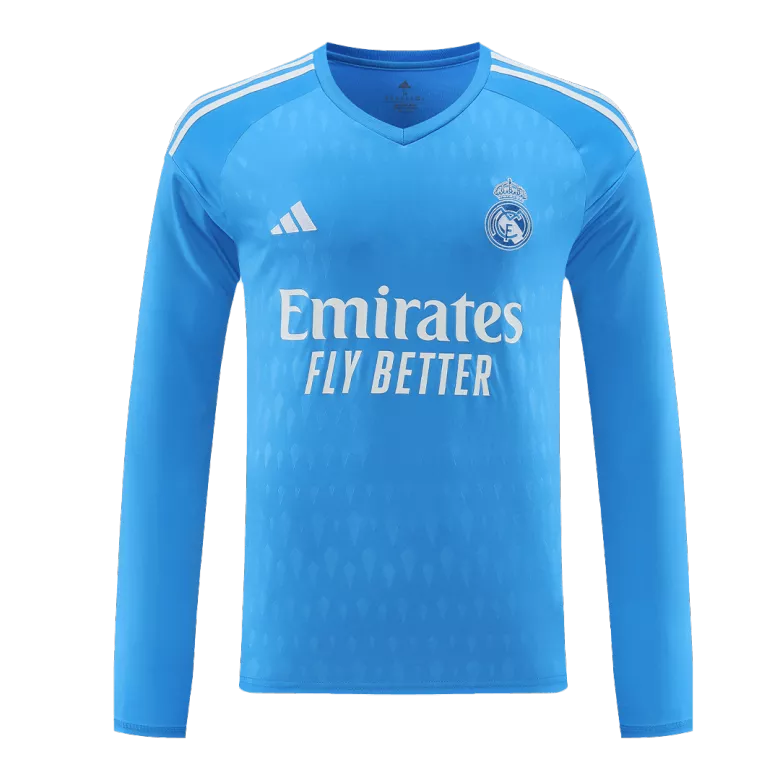 Camiseta 1a Real Madrid 2023/2024 Manga Larga Hombre