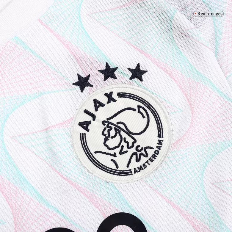 Camiseta Manga Larga Ajax 2023/24 Segunda Equipación Visitante Hombre - Versión Hincha - camisetasfutbol