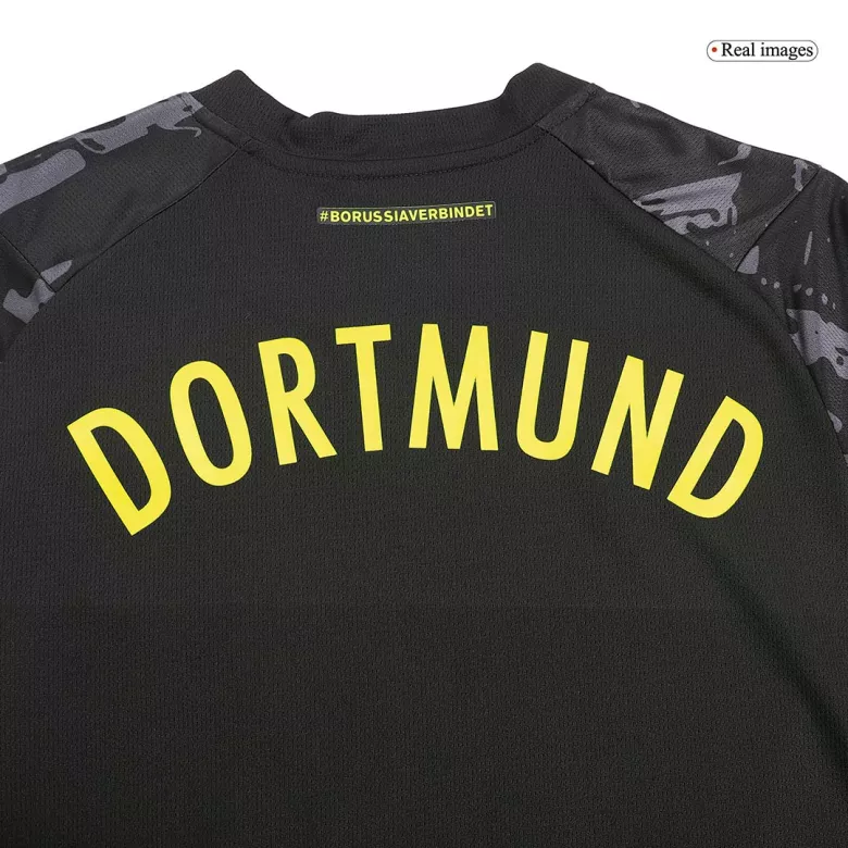 Camiseta Borussia Dortmund 2023/24 Segunda Equipación Visitante Hombre - Versión Hincha - camisetasfutbol