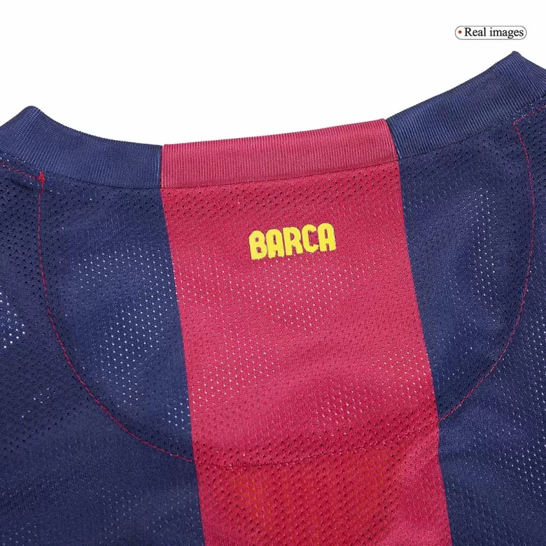 Camiseta Retro 2014/15 Barcelona Primera Equipación Manga Larga Local Hombre - Versión Hincha - camisetasfutbol