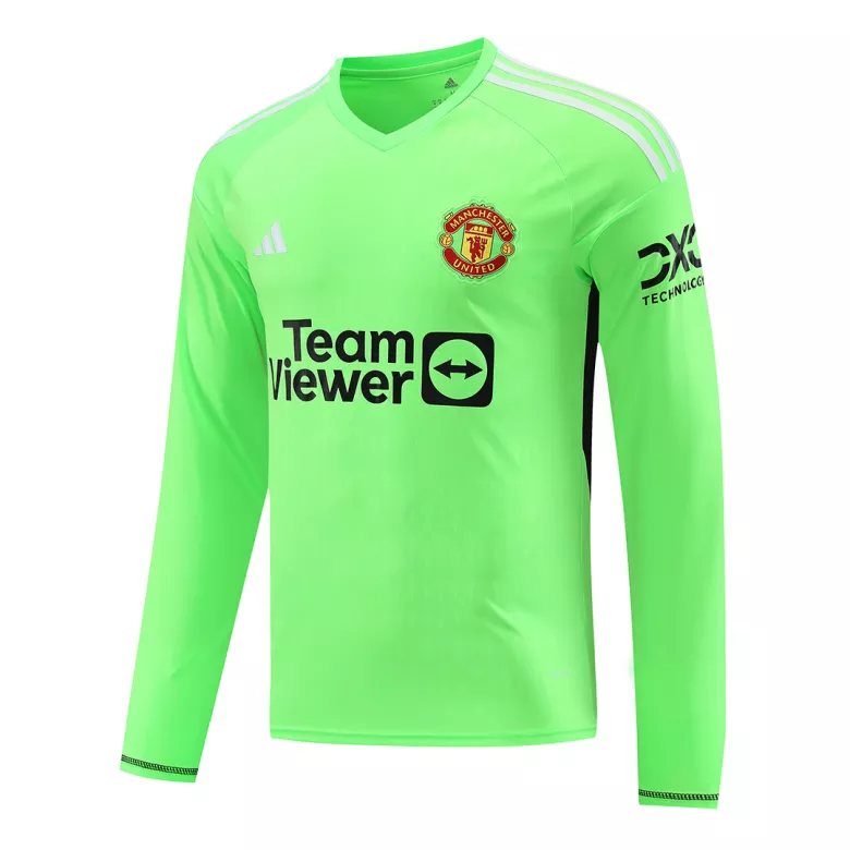 Camiseta Manga Larga Manchester United 2023/24 Portero Hombre - Versión Hincha - camisetasfutbol
