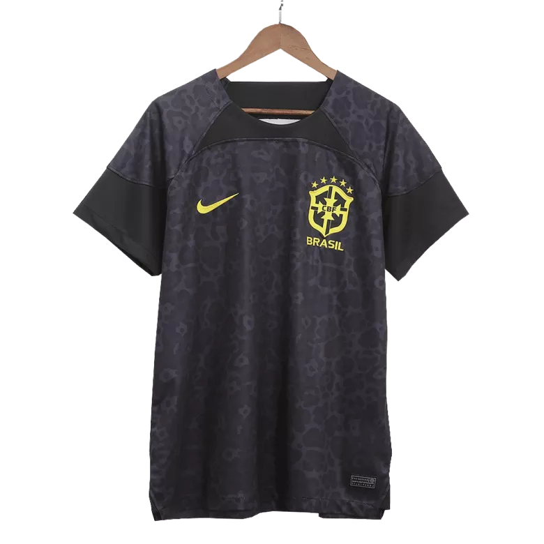Camiseta Brazil 2022 Portero Copa del Mundo Hombre - Versión Hincha - camisetasfutbol