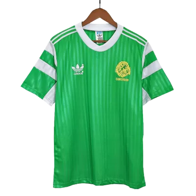 Camiseta Retro 1990 Cameroon Primera Equipación Local Hombre - Versión Hincha - camisetasfutbol