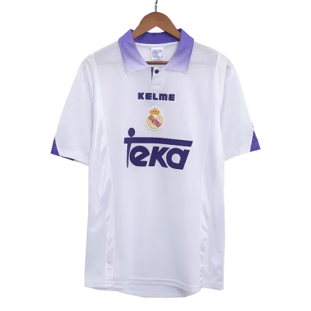 Camiseta Retro 1997/98 Real Madrid Primera Equipación Local Hombre - Versión Hincha - camisetasfutbol
