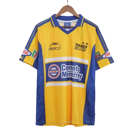 Camiseta Retro 1999/00 Tigres UANL Primera Equipación Local Hombre - Versión Hincha - camisetasfutbol