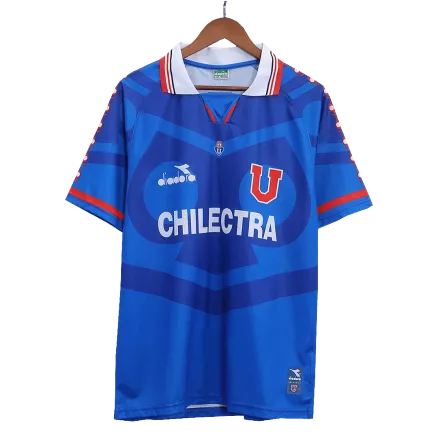 Camiseta Retro 1996 Club Universidad de Chile Primera Equipación Local Hombre - Versión Hincha - camisetasfutbol