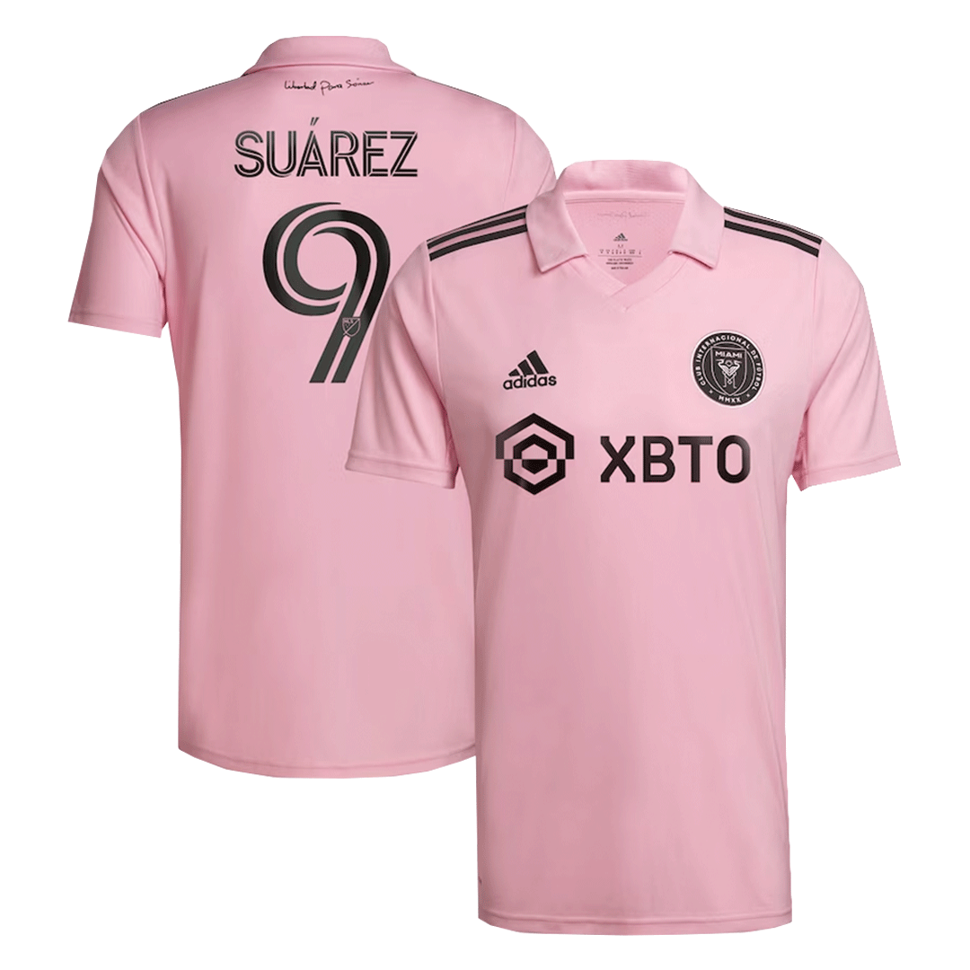 Camiseta SUÁREZ #9 Inter Miami CF 2022 Primera Equipación Local Hombre - Versión Hincha - camisetasfutbol