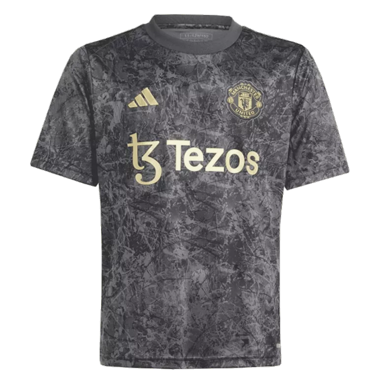 Camiseta Manchester United Stone Roses 2023/24 Pre-Partido Hombre - Versión Hincha - camisetasfutbol