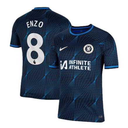 Camiseta ENZO #8 Chelsea 2023/24 Segunda Equipación Visitante Hombre - Versión Hincha - camisetasfutbol