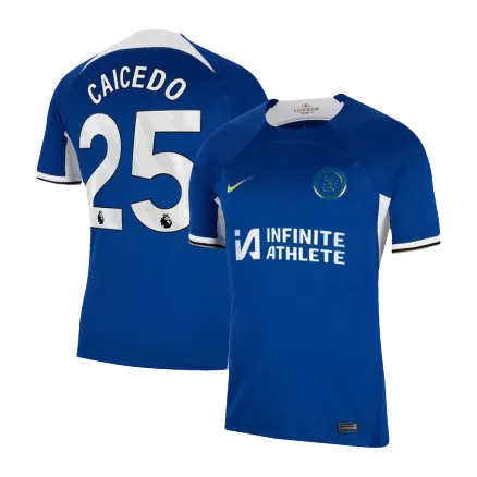 Camiseta CAICEDO #25 Chelsea 2023/24 Primera Equipación Local Hombre - Versión Hincha - camisetasfutbol