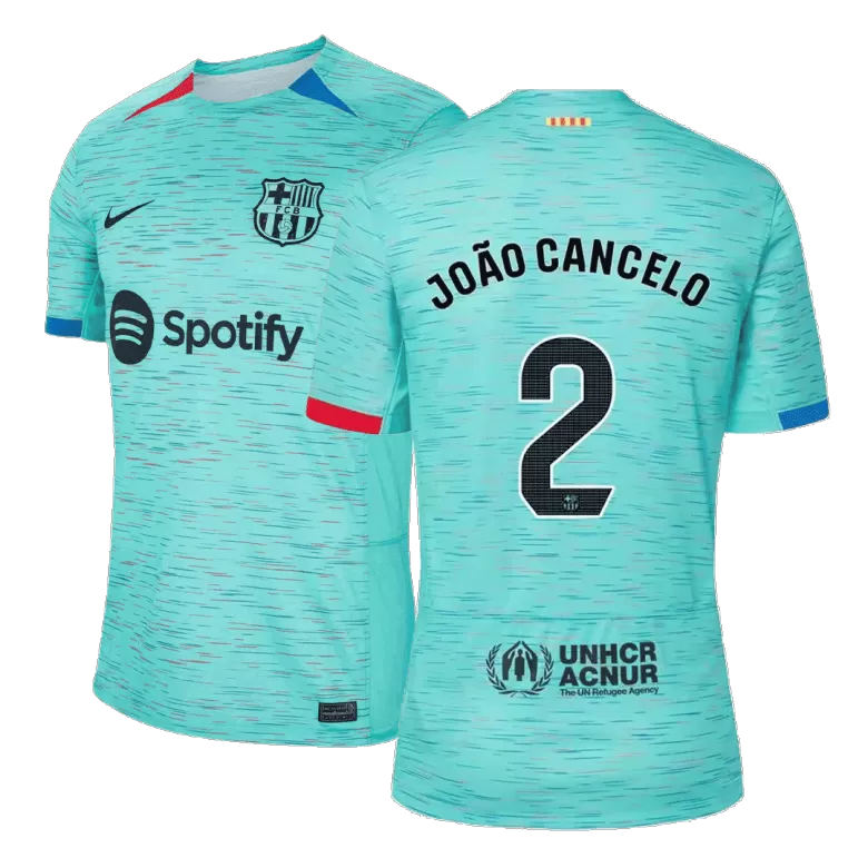 Camiseta JOÃO CANCELO #2 Barcelona 2023/24 Tercera Equipación Hombre -  Versión Replica