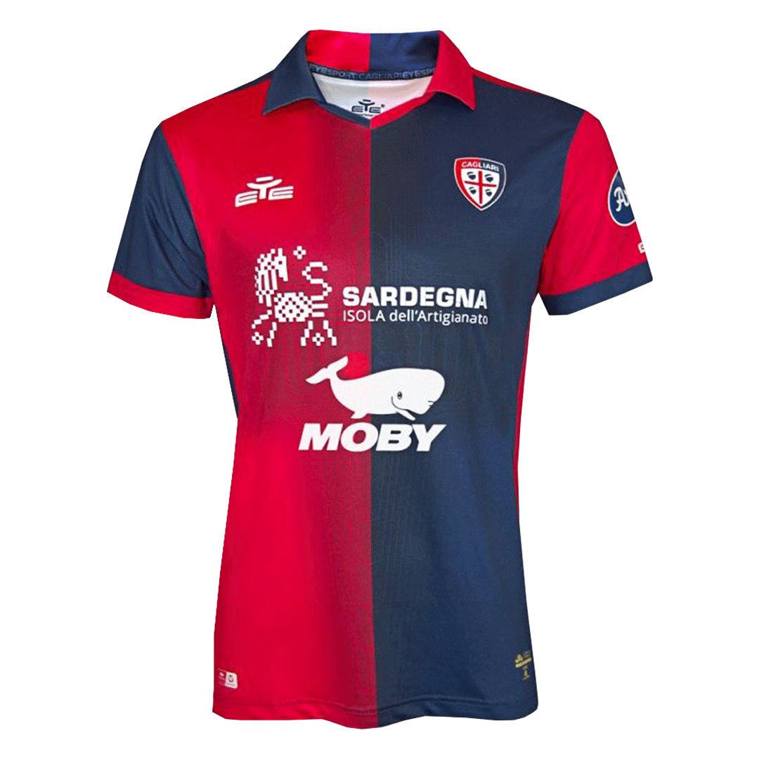 Fanion Cagliari Calcio – Drapeau De Supporteur En Très Bon état