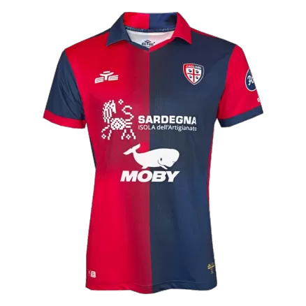 Camiseta Cagliari Calcio 2023/24 Primera Equipación Local Hombre - Versión Hincha - camisetasfutbol