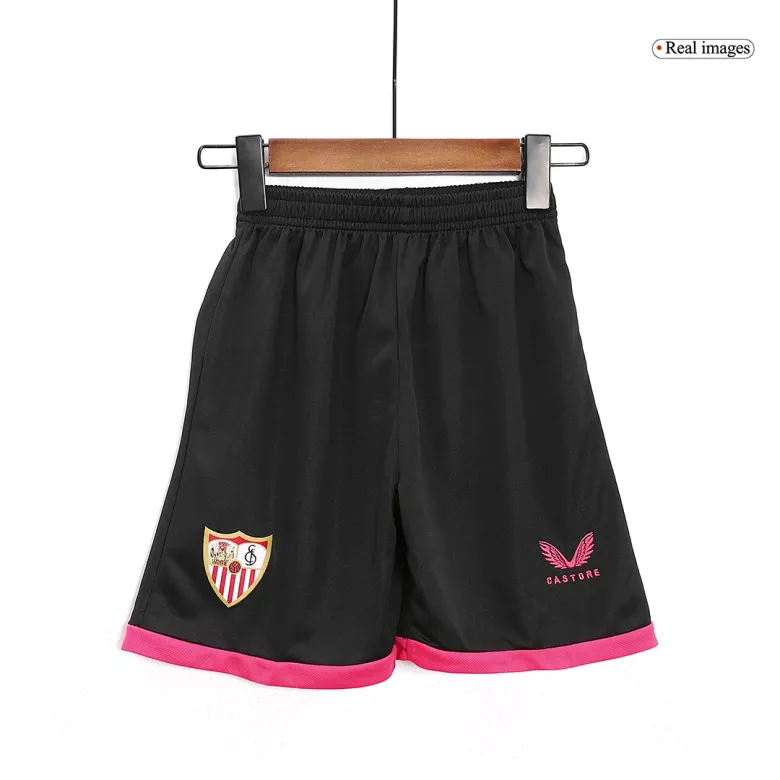 Miniconjunto Sevilla 2023/24 Tercera Equipación Niño (Camiseta + Pantalón Corto) - camisetasfutbol