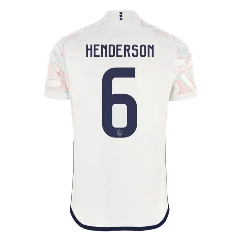 Camiseta HENDERSON #6 Ajax 2023/24 Segunda Equipación Visitante Hombre - Versión Hincha - camisetasfutbol