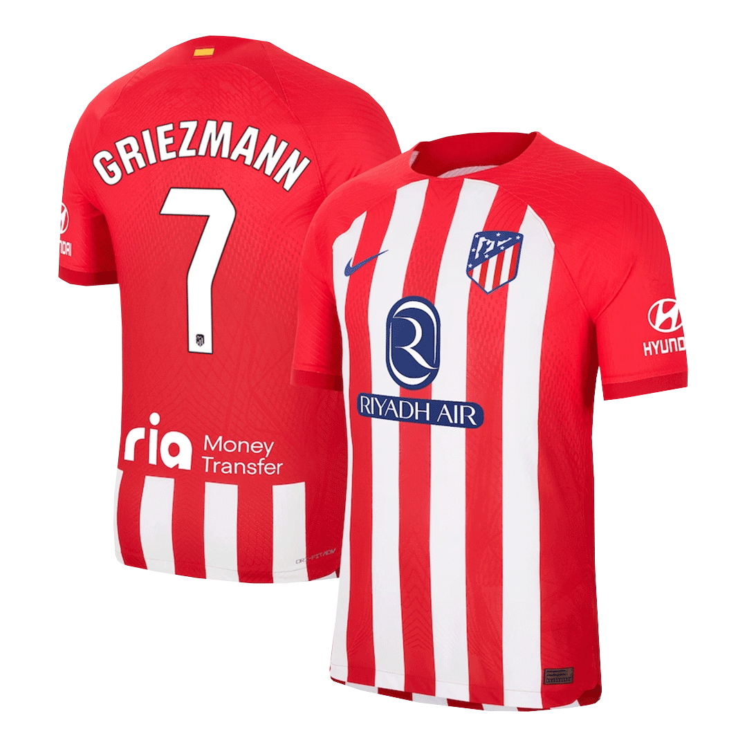 Maillot Atlético Madrid 23-24 Enfant – Griezmann Officiel – T-shirt Football Perso Antoine Griezmann – Qualité Supérieure Respirant
