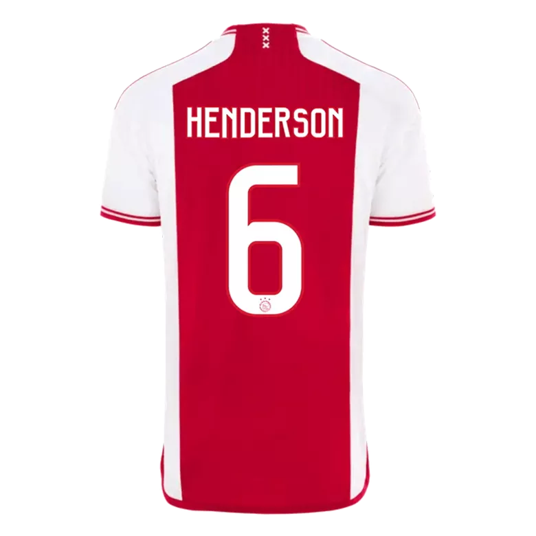 Camiseta HENDERSON #6 Ajax 2023/24 Primera Equipación Local Hombre - Versión Hincha - camisetasfutbol
