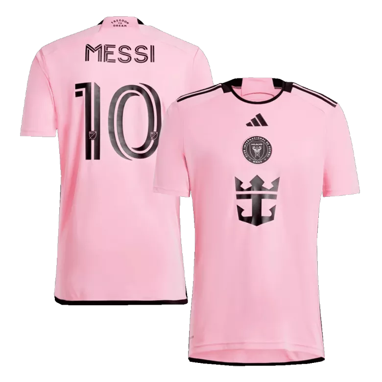 Conjunto MESSI #10 Inter Miami CF 2024/25 Primera Equipación Local Hombre (Camiseta + Pantalón Corto) - camisetasfutbol