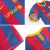 Miniconjunto Barcelona 2010/11 Primera Equipación Local Niño (Camiseta + Pantalón Corto) - camisetasfutbol