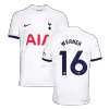 Camiseta Auténtica WERNER #16 Tottenham Hotspur 2023/24 Primera Equipación Local Hombre - Versión Jugador - camisetasfutbol