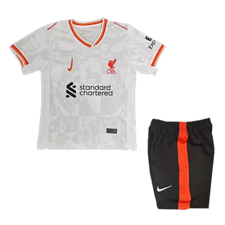 Miniconjunto Liverpool 2024/25 Tercera Equipación Niño (Camiseta + Pantalón Corto) - camisetasfutbol