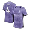 Camiseta Auténtica VIRGIL #4 Liverpool 2023/24 Tercera Equipación Hombre - Versión Jugador - camisetasfutbol