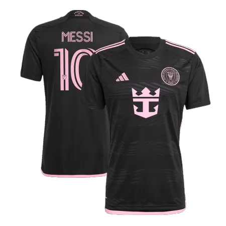 Calidad Premium Camiseta MESSI #10 Inter Miami CF 2024/25 Segunda Equipación Visitante Hombre - Versión Hincha - camisetasfutbol